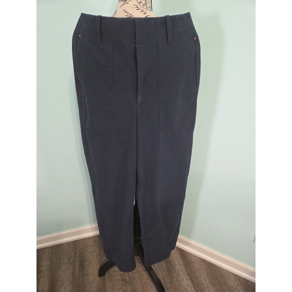 Athleta Skyline High Rise Barrel Leg Pant blue 8 t tall